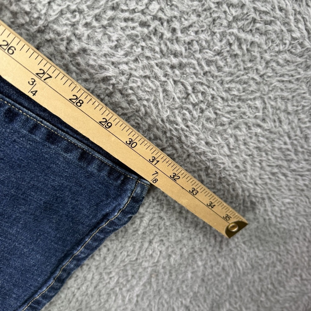 Levi's Jeans Womens 14M Blue 515 Bootcut Stretch Dark Wash Denim Pocket Flaps - Picture 12 of 14